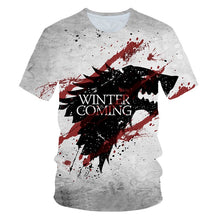 Load image into Gallery viewer, Game of Thrones ''Winter is Coming" T-Shirt 2