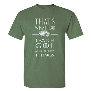 Game Of Thrones ''That's What I Do'' T-Shirt 4