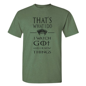 Game Of Thrones ''That's What I Do'' T-Shirt 4
