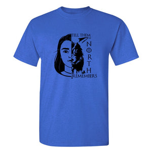 Game Of Thrones ''Arya Stark And Wolf'' T-Shirt