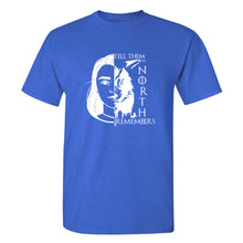 Load image into Gallery viewer, Game Of Thrones &#39;&#39;Arya Stark And Wolf&#39;&#39; T-Shirt