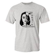 Load image into Gallery viewer, Game Of Thrones &#39;&#39;Arya Stark And Wolf&#39;&#39; T-Shirt