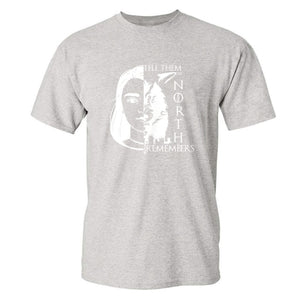 Game Of Thrones ''Arya Stark And Wolf'' T-Shirt