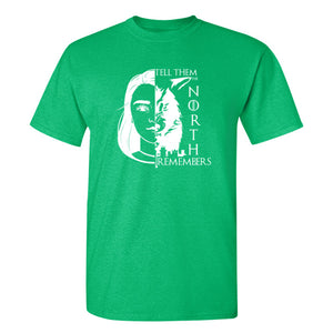 Game Of Thrones ''Arya Stark And Wolf'' T-Shirt