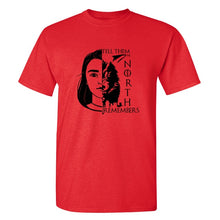 Load image into Gallery viewer, Game Of Thrones &#39;&#39;Arya Stark And Wolf&#39;&#39; T-Shirt