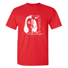 Load image into Gallery viewer, Game Of Thrones &#39;&#39;Arya Stark And Wolf&#39;&#39; T-Shirt