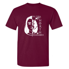 Load image into Gallery viewer, Game Of Thrones &#39;&#39;Arya Stark And Wolf&#39;&#39; T-Shirt