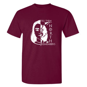 Game Of Thrones ''Arya Stark And Wolf'' T-Shirt
