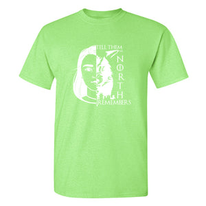 Game Of Thrones ''Arya Stark And Wolf'' T-Shirt