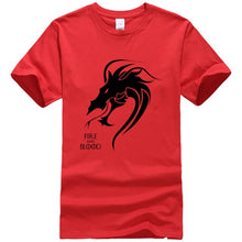 Load image into Gallery viewer, Game Of Thrones ''Fire And Blood'' T-Shirt